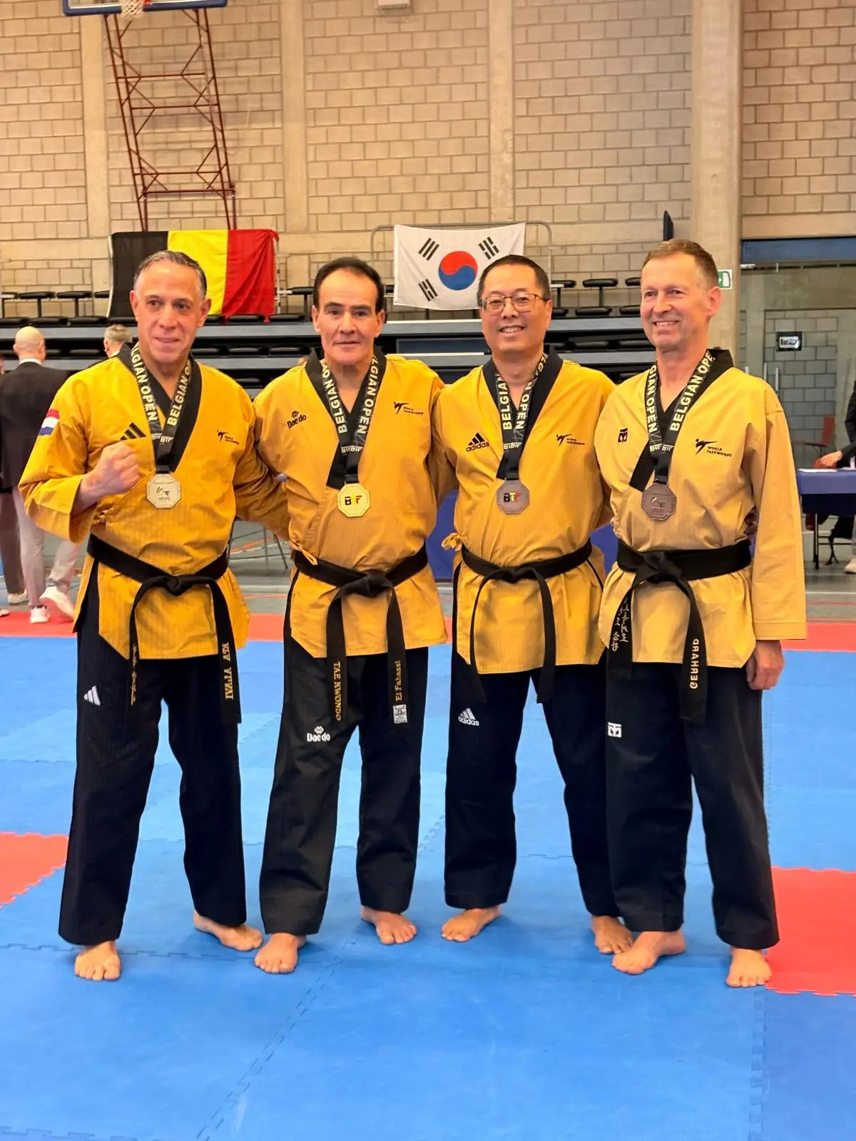 Podium du Belgian Open 2025